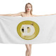 Dogecoin (DOGE) White Beach Towel, BITCOIN--2