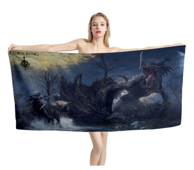 Elden Ring Game Beach Towel Model 327