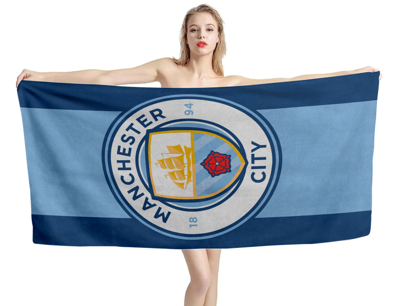 Manchester City F.C. Beach Towel