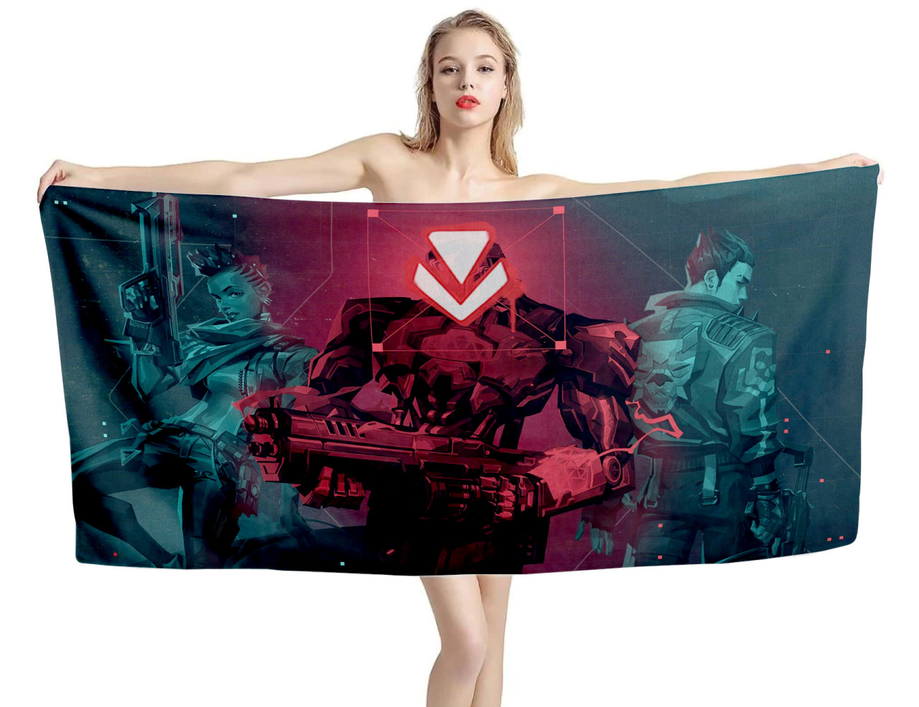 Radiant Valorant 2024 Game Beach Towel, VOLA--GAME--5