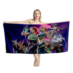 Radiant Valorant Game Beach Towel