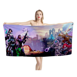 Valorant x League Of Legends Game Beach Towel