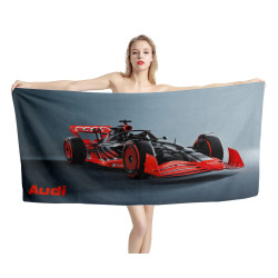 Audi F1 Show Car Beach Towel
