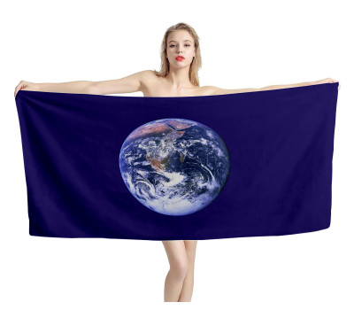 Earth Beach Towel