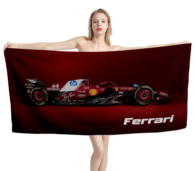 Ferrari SF25 Formula1 RED Beach Towel