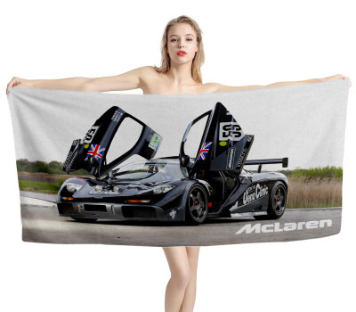 McLaren F1 GTR 1995 Beach Towel