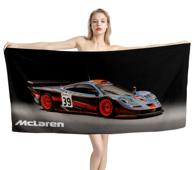 McLaren F1 GTR Longtail 1997 Beach Towel