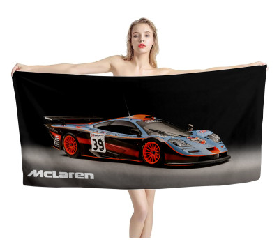McLaren F1 GTR Longtail 1997 Beach Towel
