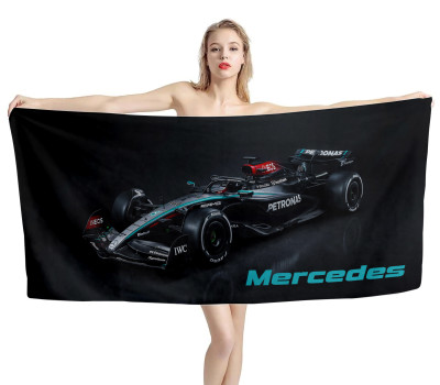 Mercedes AMG W15 F1 E Performance Beach Towel