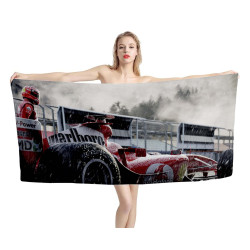 Michael Schumacher F1 Ferrari Beach Towel
