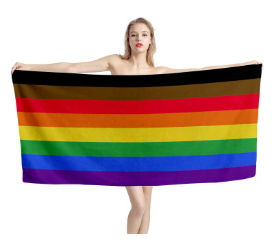 11 Stripe Flag Beach Towel