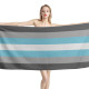 DemiBoy Pride Flag Beach Towel