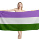 Genderqueer Pride Flag Beach Towel