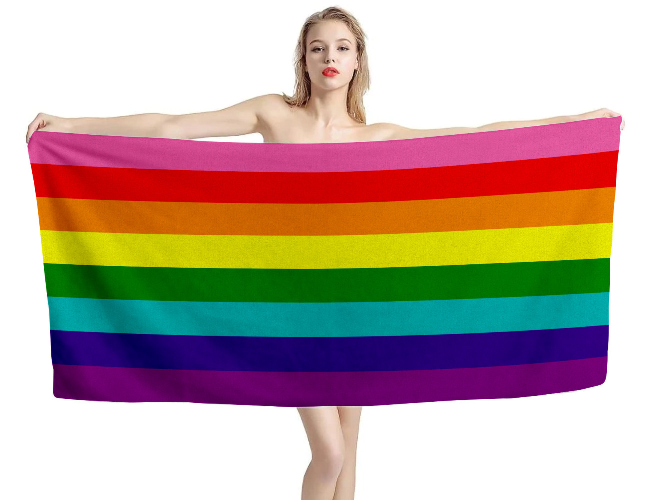 Gilbert Baker 8-Stripe Beach Towel