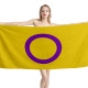 Intersex Pride Flag Beach Towel