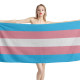 Transgender Flag Beach Towel