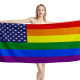 United States Gay Beach Towel