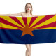 Arizona State Flag Beach Towel