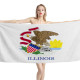 Illinois State Flagge Strandtücher, USA--TOWEL-2