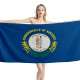 Kentucky States Flagge Strandtücher, USA--TOWEL-6