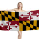 Maryland States Flag Beach Towel, USA--TOWEL-8