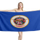 Minnesota States Flag Beach Towel, USA--TOWEL-11