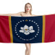 Mississippi States Flag Beach Towel, USA--TOWEL-12