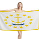 Rhode Island States Flag Beach Towel, USA--TOWEL-25