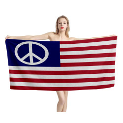 US Peace Flag Beach Towel