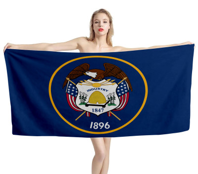 Utah States Flag Beach Towel