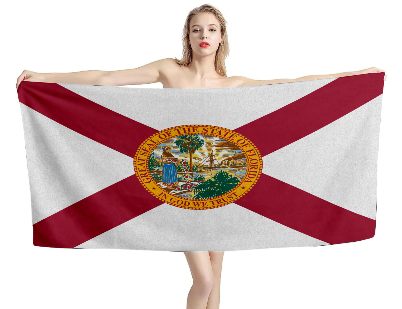 Florida State Flag Beach Towel