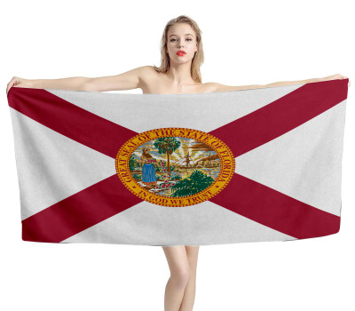 Florida State Flag Beach Towel 