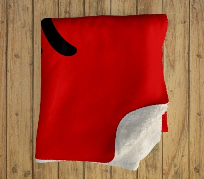 Albania Flag Sherpa Blanket, Size - 100x150cm