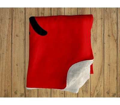 Albania Flag Sherpa Blanket, Size - 100x150cm