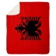Albania Flag Sherpa Blanket, Size - 100x150cm - Image 1