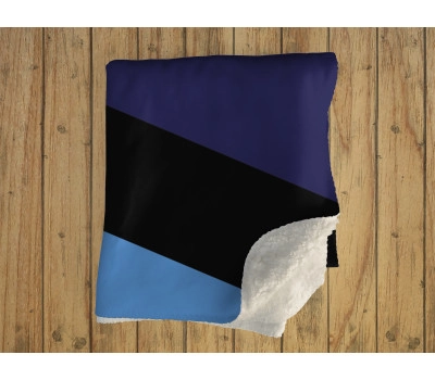 BMW M Logo Black Sherpa Blanket, Size - 100x150cm