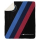 BMW M Performance Black Sherpa Blanket, Size - 100x150cm - Image 1