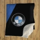 BMW M Performance Black Sherpa Blanket, Size - 100x150cm - Image 2