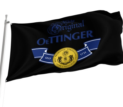 Oettinger Beer Black Flag