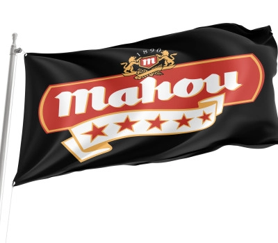 Mahou Beer Black Flag