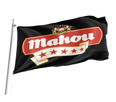 Mahou Beer Black Flag