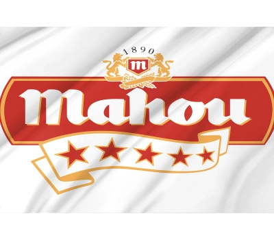 Mahou Beer White Flag