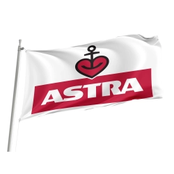 Astra Beer White Flag