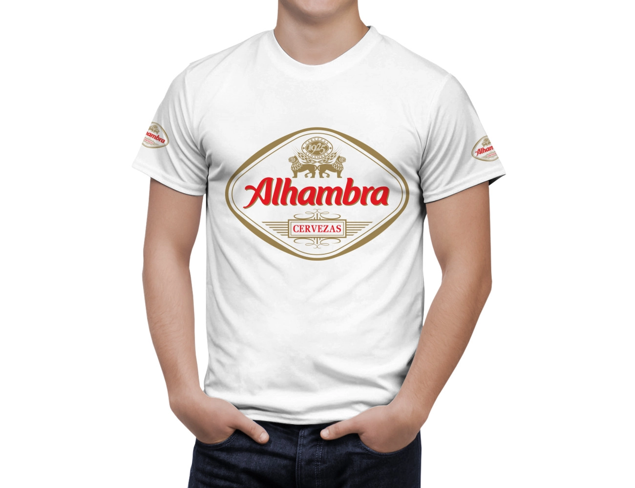 Alhambra Cervezas Beer T-Shirt, Beer-3