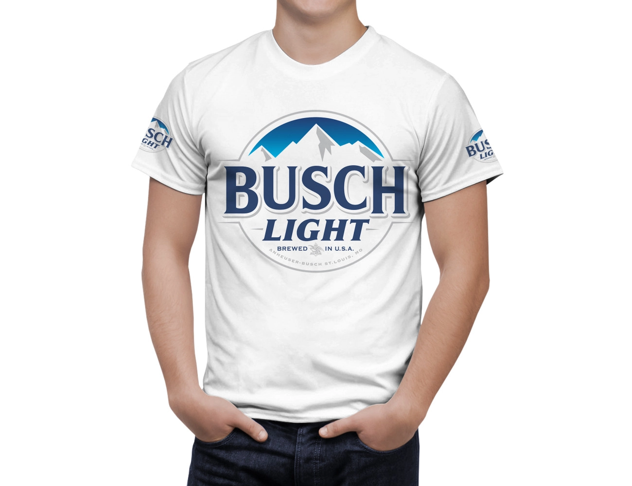 Busch Light Beer T-Shirt, BUSC-021