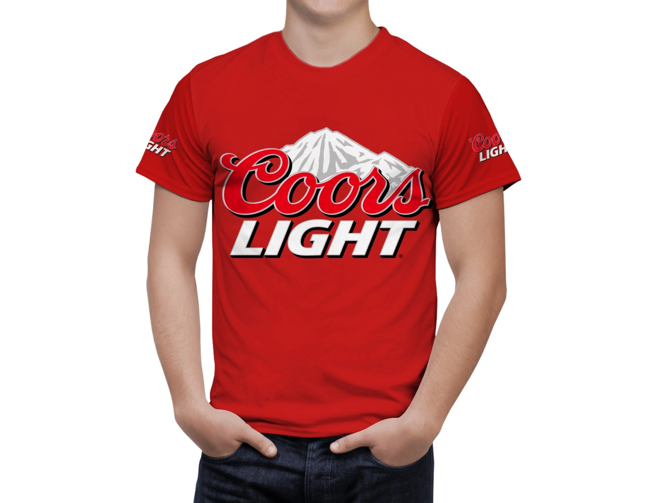 Coors Light Beer T-Shirt, COOR-22