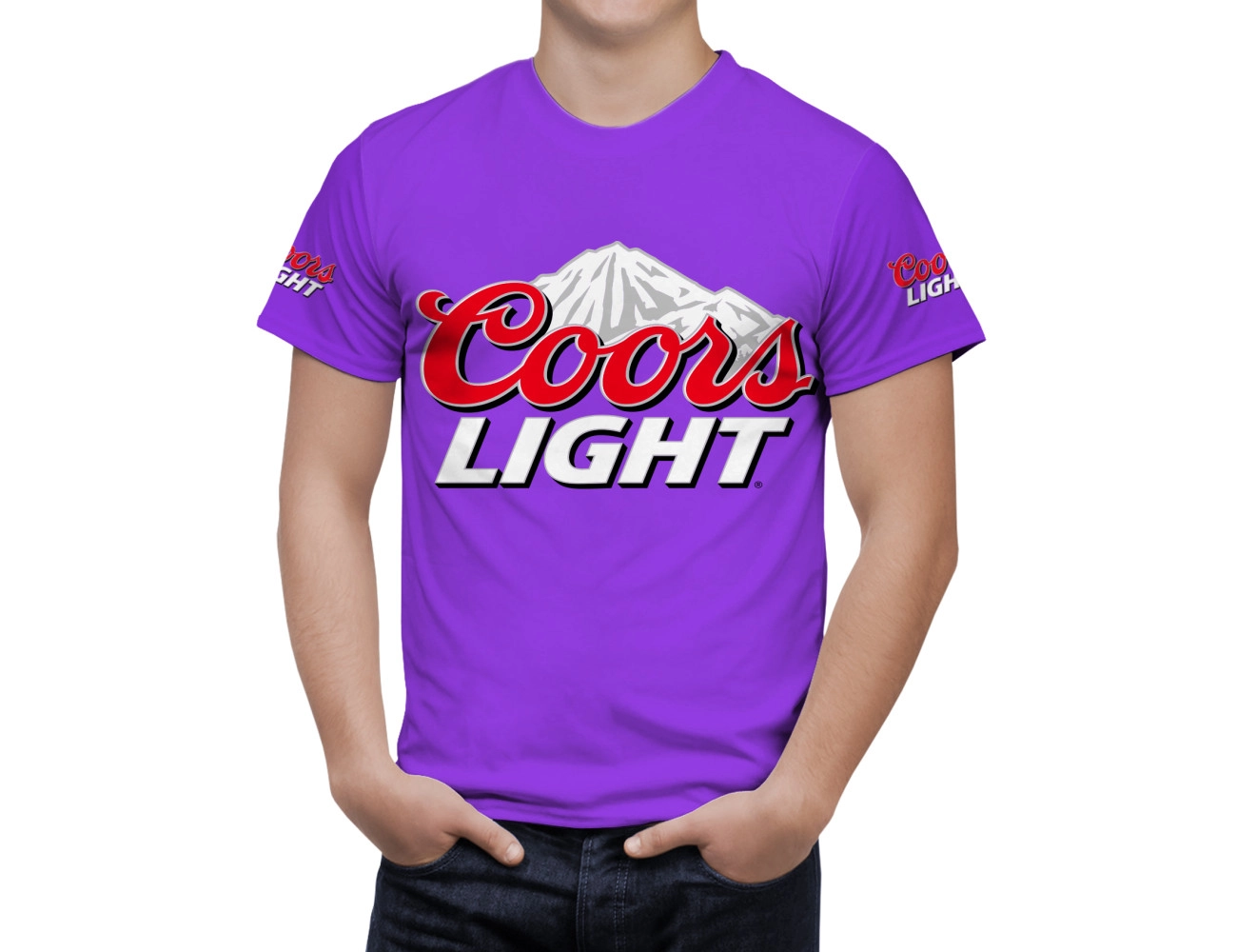 Coors Light Beer T-Shirt, COOR-22