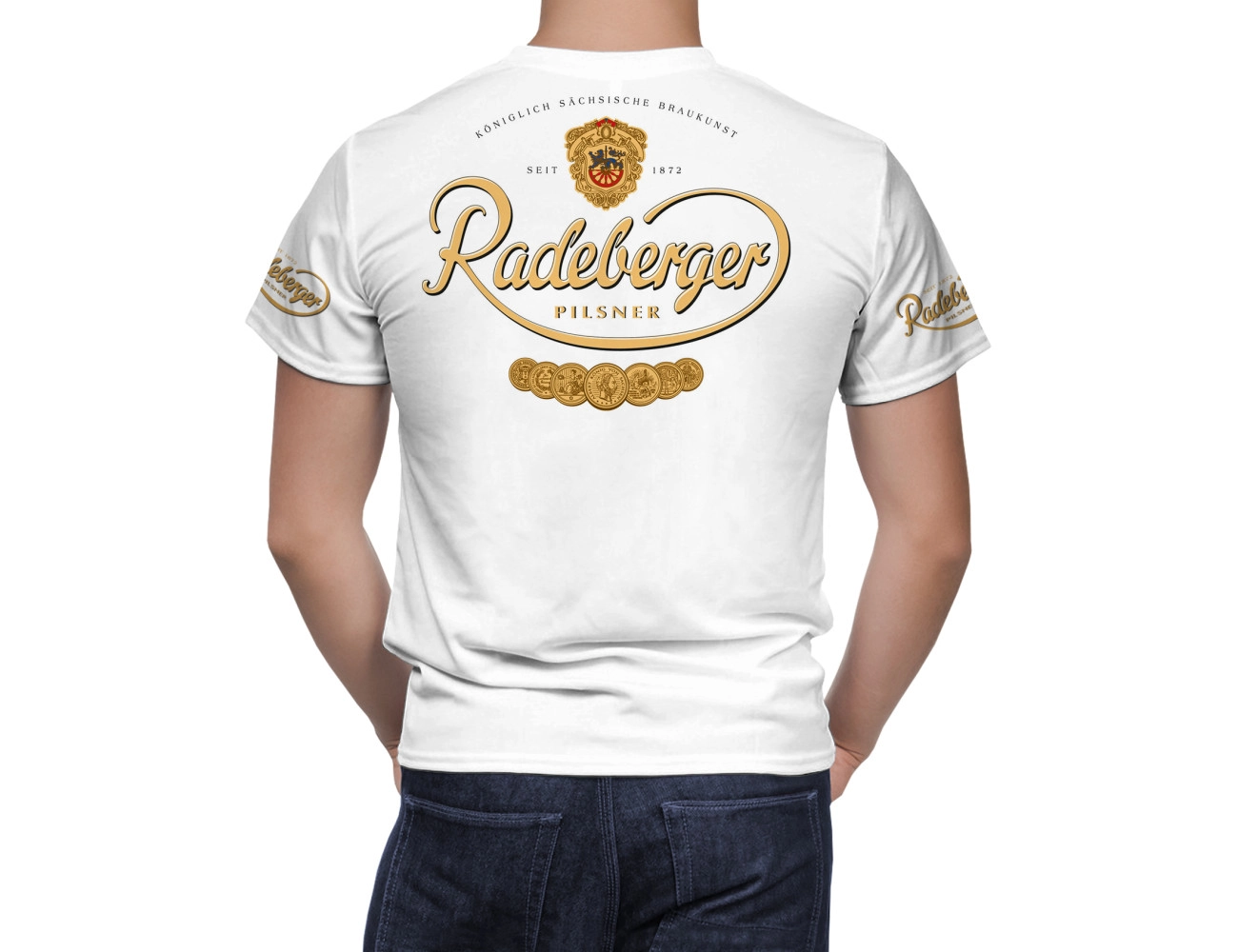 Radeberger Pilsner Beer White T-Shirt, RAD--02