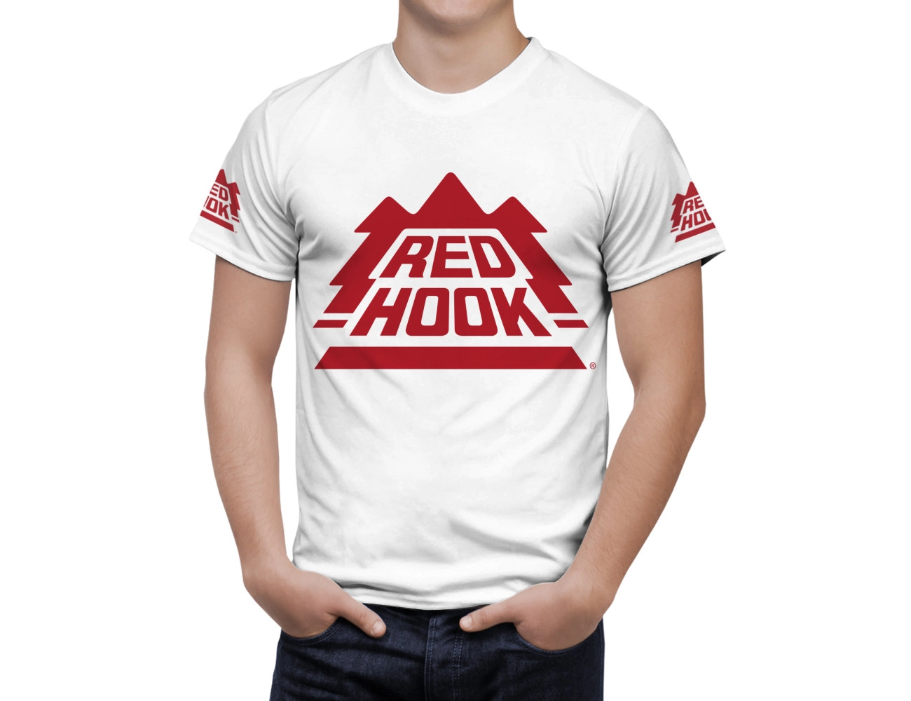 Red Hook Beer T-Shirt, RED--23