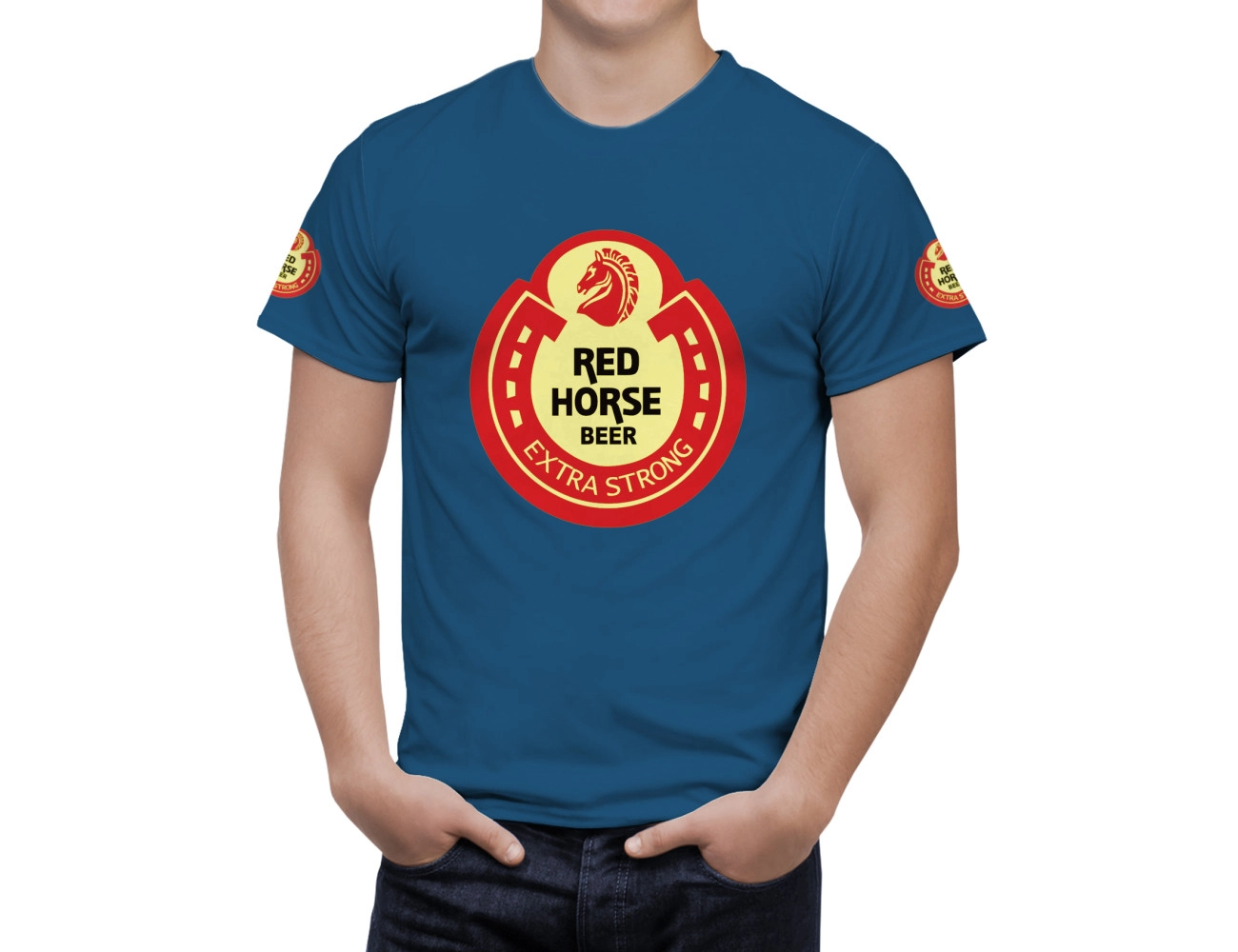 Red Horse Beer T-Shirt, RE--66